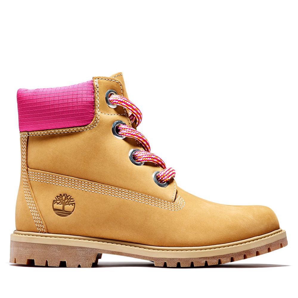 Botas 6-Inch Timberland Argentina Mujer - 6-Inch Heritage Waterproof - Marrones - TCIGVR-950